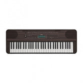 Yamaha PSR-E360 61-Key Keyboard with PA3C Power Adapter - Dark Walnut